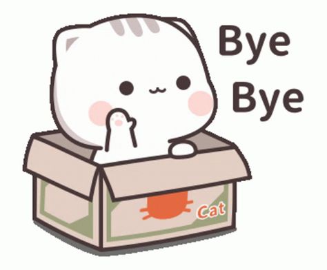 Bye Gif, Cutie Cat-chan, Stiker Random, Pixel Kawaii, Bear Gif, Chibi Cat, Cute Love Memes, Cute Bear Drawings, Wave Goodbye