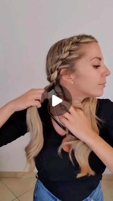 Daily Hair Tutorials 💇‍♀️ on Instagram: "Beautiful hair tutorial for you😍🥰 Here you get amazing hair style ideas and learn simple beautiful hair styles 💓 . @poppy_hairstyles . #hairstyleideas #videohair #braidtutorial #hairtutorialvideo #hairvideotutorial #hairstyletutorial #braidoftheday #braidsofinstagram #hairglamvideos #tutorialhairdo #hairvideoshow #naturalhairtutorial #tutorialhair #cutehairstyles #marcbeauty #tutorialvideo #braidinglife #hairofinstgram #braidinspo #hairdecoration #hairstylevideo #longhairstyles #hairspo" Puff Braid Hairstyles, Cute Hairstyles For Medium Hair Braids, Easy Braid Headband, Hair Styles For Long Hair Videos, Easy Braided Hairstyles On Yourself, Easy Plaits Hairstyles, Hair Styles Braids Kids, Braid Your Own Hair Step By Step, Plaits Hairstyles Tutorial