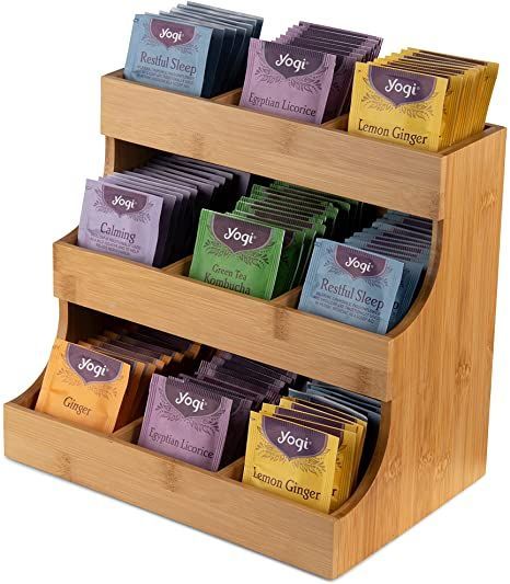 Tee Organisation, Coffee Organization, Bags Elegant, Tea Bag Storage, Tea Display, Coffee Pod Storage, Tea Organization, Wooden Tea Box, Tea Bag Organizer