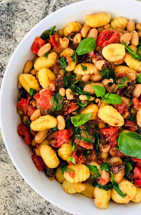 Tuscan Gnocchi Recipe Vegan Potato Gnocchi, Potato Gnocchi Soup, Tuscan Gnocchi, Tomato Gnocchi Soup, Sheet Pan Gnocchi, Gnocchi Recipes Soup, Gluten Free Gnocchi, Gnocchi Recipe, Potato Pasta