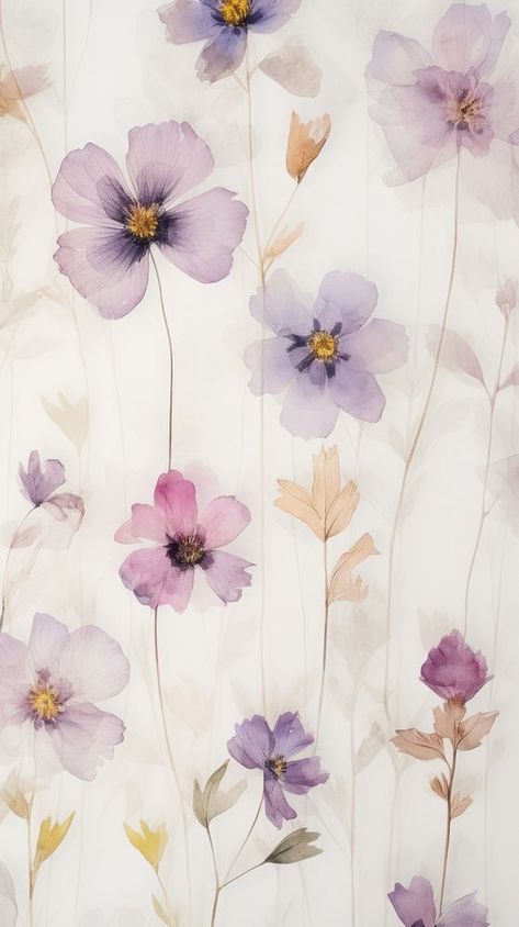 Real pressed summer flowers backgrounds wallpaper pattern. | free image by rawpixel.com / chu_chutima Iphone Wallpaper Lavender, Iphone Wallpaper White, Wallpaper Lavender, Wallpaper Violet, Floral Wallpaper Iphone, Phone Background Patterns, Wallpaper White, Floral Wallpaper Phone, Simple Phone Wallpapers