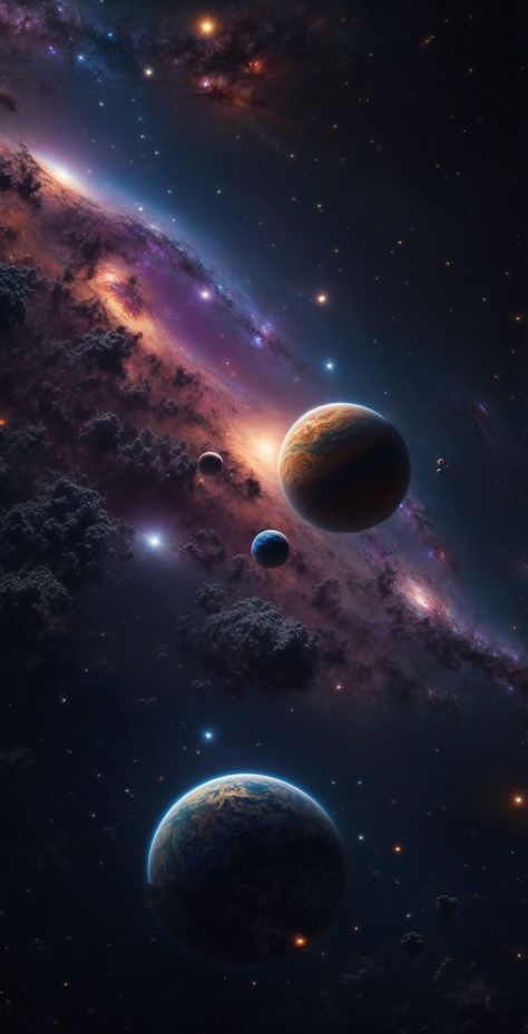 Space And Earth Wallpaper, Outer Space Galaxy, Cosmos Hd Wallpaper, Cool Space Wallpapers 4k, Wallpaper Iphone Space Aesthetic, Iphone Wallpaper Galaxy Aesthetic, Different Planet Aesthetic, Wallpapers Space Aesthetic, Cosmos Space Wallpaper