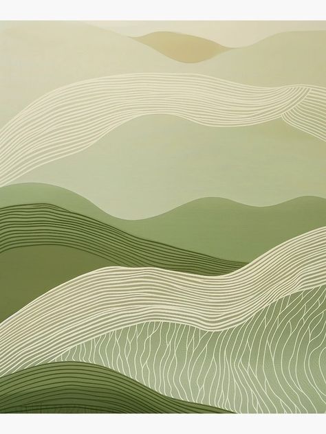 "Japandi Wall Art -Calming Zen Waves in Sage Green, Moss and Beige" Mounted Print for Sale by NIKOLAY GACHEV | Redbubble Logo Design Japanese, Japanese Simplicity, Subang Jaya, Evil Eye Art, Japandi Wall, Japandi Wall Art, Architecture Collage, Beige Walls, Eye Art