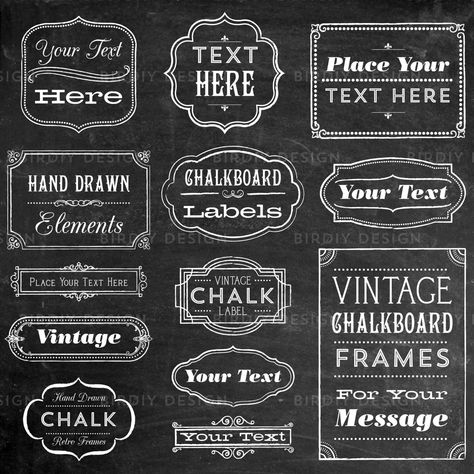 Boutique chalkboard signs