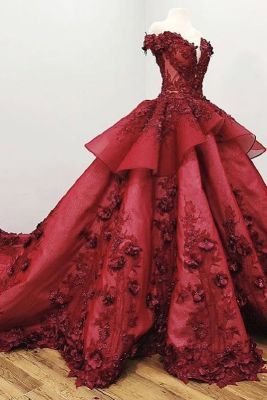 Off The Shoulder Prom Dress, Ombre Prom Dresses, Red Wedding Dress, Floral Prom Dresses, Lace Ball Gowns, Two Piece Homecoming Dress, Burgundy Prom Dress, Quinceanera Dress, Beaded Prom Dress