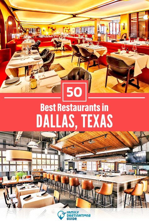 Want to see the best restaurants in Dallas, TX? We’re FamilyDestinationsGuide, and we’re here to help: From incredible brunch spots and amazing places to eat dinner, to local foodie spots and hidden gems, discover the BEST Dallas restaurants - so you get memories that last a lifetime! #dallas #dallasrestaurants #restaurantsindallas #bestrestaurantsindallas #placestoeatdallas Bone In Ribeye, Dallas Restaurants, Best Mexican Restaurants, Top 10 Restaurants, Best Italian Restaurants, Pizza Bar, Restaurant Names, Downtown Dallas, Family Destinations