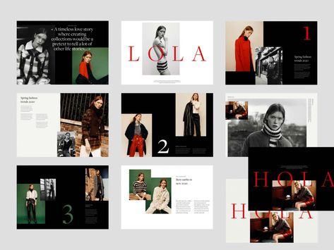 Fashion Pitch Deck by Andrea JeliÄ‡ Company Profile Presentation, E Commerce Design, Deck Layout, Presentation Deck, Presentation Design Layout, Business Pitch, Digital Designer, Fashion Layout, Zagreb Croatia