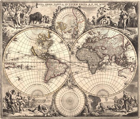 CONTENTdm Cartography Aesthetic, Old Maps Aesthetic, Old Map Aesthetic, Cool World Map, World History Map, Old World Maps Vintage Aesthetic, World Map Vintage, Vintage Map Of The World, World Map Photo