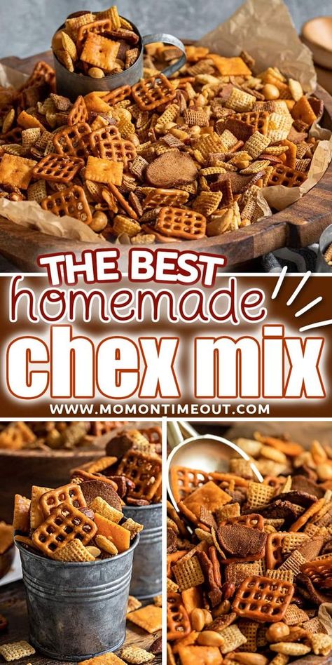 Savory Chex Mix Recipes, Savory Chex, Savory Chex Mix, Chex Party Mix Recipe, Chex Mix Recipes Sweet, Homemade Chex Mix Recipe, Chex Snack Mix, Chex Mix Recipes Original, Party Mix Recipe