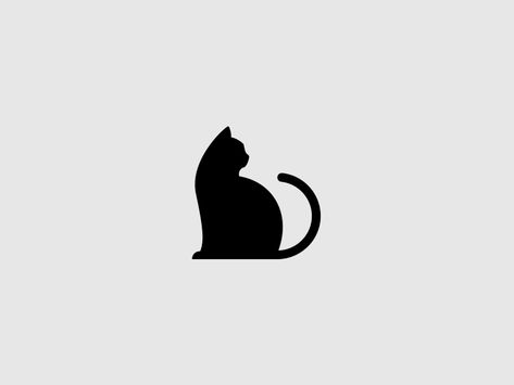 https://dribbble.com/shots/3988327-Cat-logo Cat Logos Ideas, Cat Logo Ideas, Cat Logo Design Ideas, Cute Cat Logo, Cat Symbol, Pets Logo, Icon Cat, Logo Cat, Cat Graphic Design