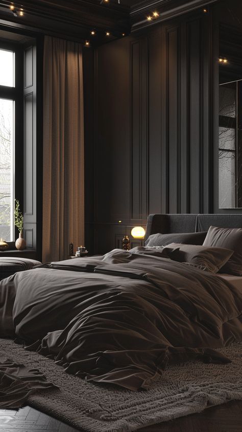 #HomeDecor

#InteriorDesign

#DIYHomeDecor

#HomeInspiration

#DecorIdeas

#ModernHome

#BohoDecor

#FarmhouseStyle

#MinimalistDecor

#VintageHome

#EcoFriendlyDecor

#RusticDecor

#SmallSpaceLiving

#ApartmentDecor

#HomeOrganization

#BudgetDecorating

#DIYProjects

#DecorTips

#ColorfulHome

#HomeRenovation Black Modern Bedroom, Dark Bedroom Aesthetic, Modern Black Bedroom, Black And Grey Bedroom, Dark Gray Bedroom, Modern Bedroom Furniture Sets, Monochrome Bedroom, Feminine Bedroom, Dark Bedroom