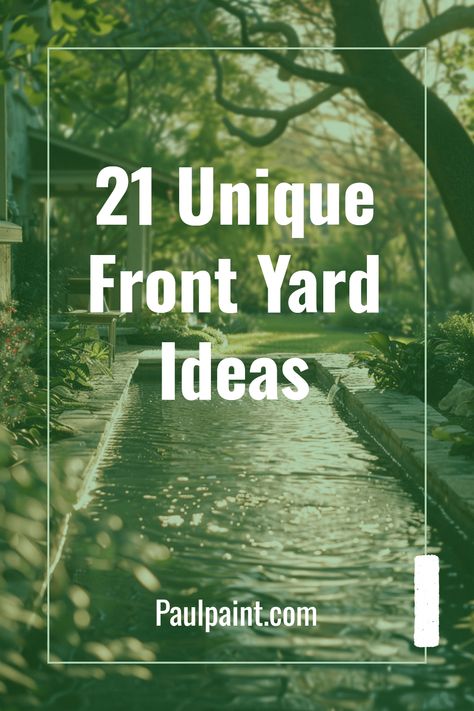 Transform your front yard with these 21 unique landscaping ideas that will make your home more inviting. From creating designs to add curb appeal to incorporating a stylish pool, there's plenty of creative inspiration to spark your next outdoor project. Explore how to mix colorful flowers, improve outdoor living spaces, and enhance that welcoming vibe! Stylish front yard ideas await to elevate your curb appeal and create a gorgeous entrance to your home. Front Yard Decorations Ideas, Lawn Design Ideas Front Yards, Old House Landscape, Front Yard Designs, House Curb Appeal, Front Yard Ideas Curb Appeal, Landscaping Front Porch Area, Small Front Yard Curb Appeal, Front Yard Arch Entrance