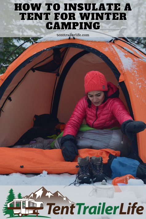 Winter Camping Checklist, Winter Tent Camping, Camping Trip Checklist, Winter Camping Gear, Tent Life, Tent Hacks, Winter Tent, Vacation Checklist, Camping Packing List