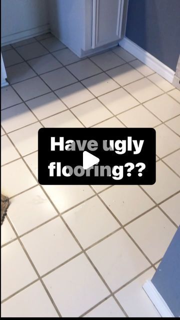 Bathroom Stick On Tiles Floor, Floor Renovations On A Budget, Peel And Stick Floor Tile Bathroom Ideas, How To Put Tiles On The Floor, Diy Floor Tile Makeover, Stick On Bathroom Floor Tiles, Temporary Floor Covering Ideas, Diy Kitchen Floors On A Budget, Cover Ceramic Tile Floor