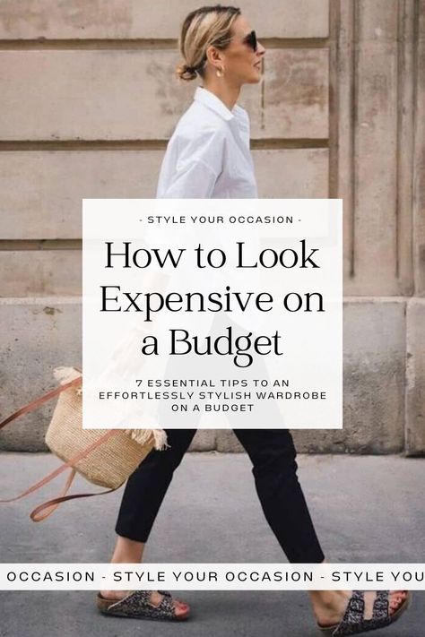 Look Expensive On A Budget, How To Look Expensive, Chique Outfit, Mode Tips, Look Expensive, Chique Outfits, Casual Chique, How To Look Rich, Effortless Outfit