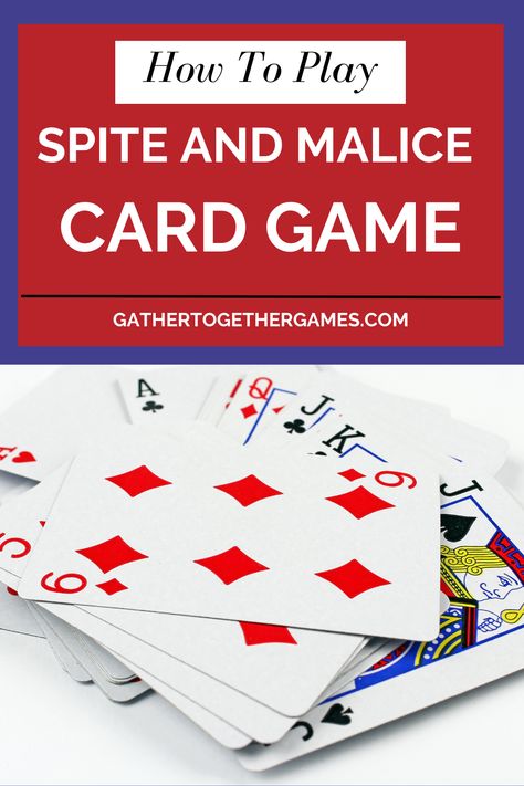 Dive into our ultimate guide on how to play the exciting card game, Spite and Malice! 

Learn the rules, strategies, and everything you need to know to become a Spite and Malice pro. 

Perfect for game nights with friends or family, our blog will walk you through the setup, gameplay, and winning tips. 

#CardGames #GameNight #SpiteAndMalice #HowToPlay #FamilyFun Swoop Card Game Instructions, How To Play Card Games, Card Games To Play With Friends, Fun Card Games For Groups, Card Game Ideas, Card Games To Play, 2 Person Card Games, Games For Two People, Card Night