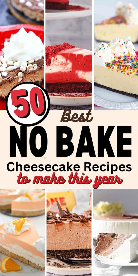 47 Mouthwatering No Bake Cheesecake Recipes