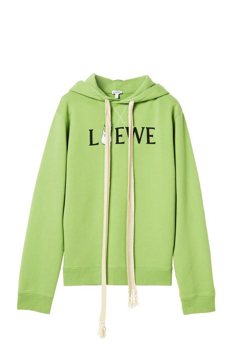 LOEWE Has A New 'My Neighbor Totoro' Collection Of Whimsical Bags, Hoodies, And More Totoro Hoodie, Totoro T Shirt, Pom Pom Shorts, Jacquard Sweater, My Neighbor Totoro, Leather Biker Jacket, New Me, Hoodie Design, Oversized Shirt