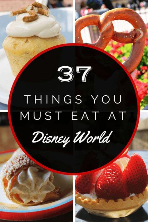 37 Things You Must Eat at Disney World Vacation Board, Disney Eats, Birthday Plans, Disney World Food, Disneyland Tips, Florida Trip, Disney Trip Planning, Mouse House, Disney Snacks