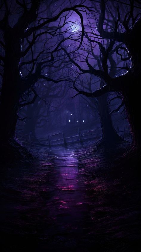 Dark scary purple impressionism background astronomy outdoors woodland. | free image by rawpixel.com Purple Witch Background, Dark Purple Galaxy Wallpaper, Dark Purple Gothic Wallpaper, Dark Moody Background, Purple Goth Background, Halloween Backgrounds Scary, Scary Purple Aesthetic, Purple Halloween Wallpaper Iphone, Dark Background Aesthetic Wallpaper