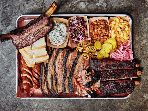 The Best BBQ in Every State | Plus, at least one runner-up for every choice, because there's more good barbecue out there than ever before. Smoked Beef Short Ribs, Bbq Platter, Barbecue Restaurant, State Foods, Smoked Beef, Bbq Restaurant, Beef Short Ribs, Best Bbq, Carne Asada