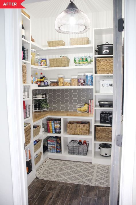 Pantry Redo, Pantry Renovation, House Pantry, Pantry Room, Pantry Remodel, Pantry Makeover, Pantry Closet, Custom Shelving, Kitchen Pantry Design