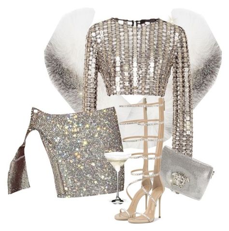 "Diamonds are girl's best friend" by stylebylolo ❤ liked on Polyvore featuring Harrods, Wes Gordon, Versace and Riedel Diamond Outfit, Wes Gordon, Clueless Outfits, Looks Party, Cute Swag Outfits, Kpop Fashion Outfits, Fancy Outfits, Performance Outfit, Stage Outfits