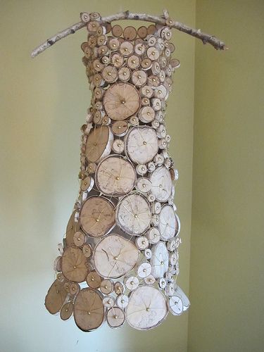 birch dress | Tracy Broback Paper Dress, Dress Forms, Recycled Fashion, Piece Of Art, Birch Tree, Art Dress, Land Art, Decor Vintage, A Dress