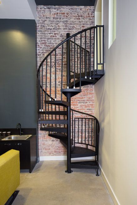 Spiral Staircase Kits, Round Stairs, Steep Staircase, Staircase Styles, Staircase Kits, Stair Ideas, Spiral Staircases, Contemporary Staircase, Staircase Remodel