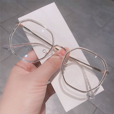 Computer Glasses Blue Light, Fancy Glasses Aesthetic, Cute Bluelight Glasses, Transparent Specs Frames Women, Glasses To Get, Aesthetic Reading Glasses, Cute Eye Glasses Frames, Cute Frames For Glasses, Transparent Glasses Aesthetic