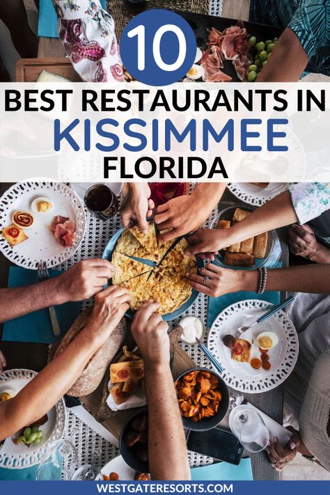 Check out this list of the best restaurants in Kissimmee Florida. If you are looking for the best restaurants near Disney, Kissimmee is a great place to go to eat. These Kissimmee Florida restaurants are perfect for families, quick stops, or relaxing meals. Get some date night ideas for Kissimmee Florida as well. These restaurants near Orlando are perfect for your Orlando family vacation. #kissimmee #orlando #florida #foodietravel #restaurants Best Food In Kissimmee, Places To Eat In Kissimmee Florida, Restaurants In Orlando Florida, Places To Eat In Orlando Florida, Best Places To Eat In Orlando Fl, Kissimmee Florida Restaurants, Orlando Florida Food, Best Restaurants In Orlando Florida, Where To Eat In Orlando Florida