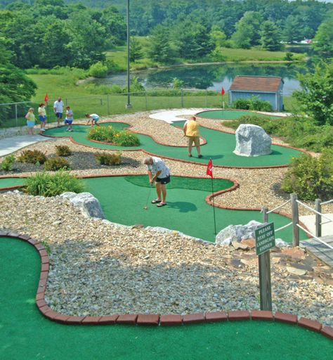 Outdoor Mini Golf, Mini Putt, Putt Putt Golf, Adventure Golf, Golf Diy, Crazy Golf, Fun Park, Miniature Golf Course, Camping Resort