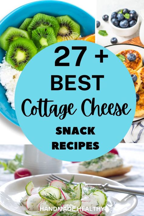 cottage cheese snack ideas Healthy Cottage Cheese Snack, Cheese Snack Ideas, Cottage Cheese Snack Ideas, Cottage Cheese Snacks, Cottage Cheese Recipes Breakfast, Protein Snacks Recipes, Easy Snack Ideas, Cottage Cheese Recipes Healthy, Cottage Cheese Desserts