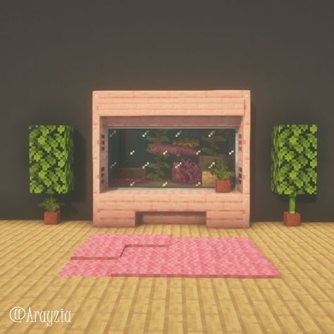 Inspo for Minecraft, Axolotl, Aquarium, Cute, Pink, Cottagecore, Gaming, Fish, Decoration, Interior, MC, Gaming, Videogames, Cherry Blossom Mincraft Idea Rooms, Cute Minecraft Aquarium, Cherry Blossom Minecraft House Interior, Minecraft Building Ideas House Interior, Cute Minecraft Ideas Interior, Minecraft Pink Living Room, Minecraft Cherry House Interior, Cherry Blossom Fishing Dock Minecraft, Minecraft Interior Ideas Cherry Blossom