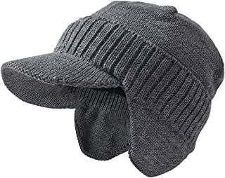 Amazon.com : earflap hat Mens Knit Beanie, Ralph Lauren Hats, Cable Scarf, Visor Beanie, News Boy Hat, Newsboy Cap, Men's Knit, Winter Knits, Beanie Hat