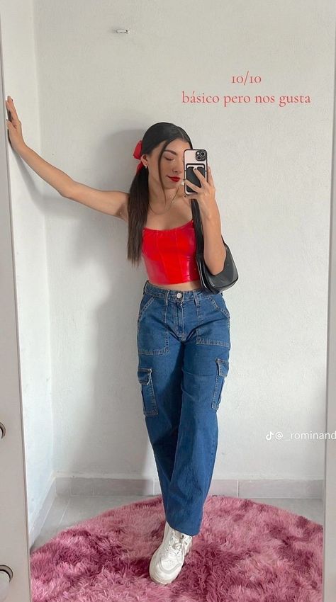 Pantalon Campana Outfits Jeans, Ideas De Outfits Juveniles, Outfits Juveniles, Outfits Juvenil, Outfits Con Jeans, Earthy Outfits, Outfit Mujer, Fall Fashion Outfits, Outfits Casuales