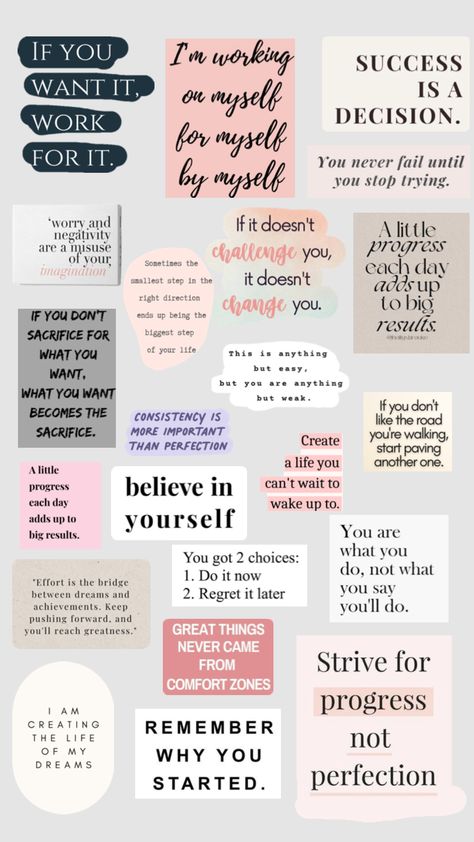 #inspirationalquote #healing #positivity #motivation Affirmations Journal Ideas Aesthetic, Positive Quotes Study Motivation, Positive Manifestation Quotes Wallpaper, Words Of Happiness, Positive Notes For Strangers, Vision Board Stickers Printable, Self Development Vision Board, Printable Vision Board Words, 2025 Quotes Aesthetic