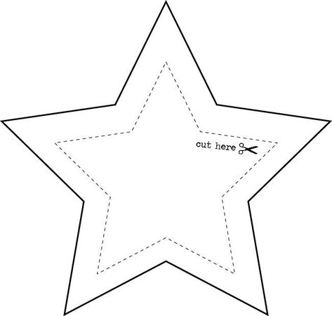 Felt Star Pattern, Cut Out Art Templates, How To Sew A Star, Printable Star Templates, Star Template Printable Free, Felt Crafts Patterns Templates, Christmas Star Template, Free Printable Tags Templates, Printable Stars