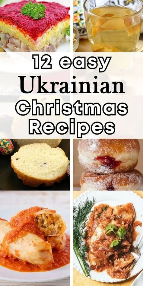 Traditional Ukrainian Christmas Foods: Celebrating with Flavor and Heritage Ukrainian Desserts, Julian Calendar, Traditional Christmas Dinner, Traditional Christmas Food, Ukrainian Christmas, International Christmas, January 7th, Christmas Dinner Menu, Christmas Foods