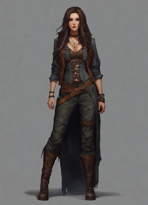 Corset Art, Marko Djurdjevic, Steampunk Character, Warrior Drawing, Witch Characters, Fantasy Wizard, Pathfinder Character, Pants And Top, Steampunk Women