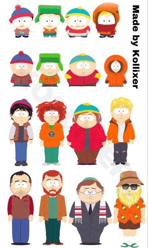 for the south park lovers ~*~ Cartoon Tattoo Ideas, Animated Shows, South Park Videos, Cartoon Tattoo, Kenny South Park, Style South Park, South Park Memes, Random Dump, South Park Anime