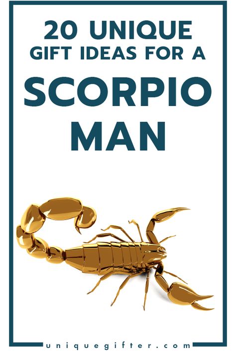 Superb Gift Ideas for a Scorpio Man | Men's Horoscope Gift | Presents for my Boyfriend | Gift Ideas for Men | Gifts for Husband | Birthday | Christmas Gifts For Wife Birthday, Girlfriend Gift Ideas, 50th Birthday Gag Gifts, 30th Birthday Men, 40th Birthday Quotes, Scorpio Gifts, Scorpio Man, Scorpio Birthday, Superhero Gifts