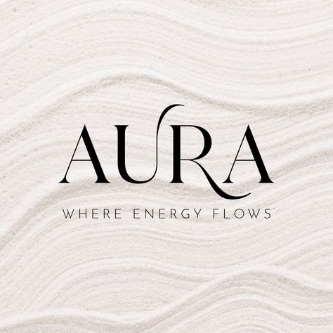 Create a modern, minimal logo for your wellness business with this branding kit. Get everything you need to launch your business, including a logo, business cards, social media templates, and. #BusinessFonts #TypographyTips #ProfessionalDesign #BrandIdentity #FontInspiration Wavy Logo Design, Calm Logo Design, Luxury Wellness Branding, Wellness Logo Design Inspiration, Medspa Logo, Logo Therapy, Www Logo, Aura Logo, Wellness Logos