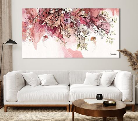 Large canvas art diy