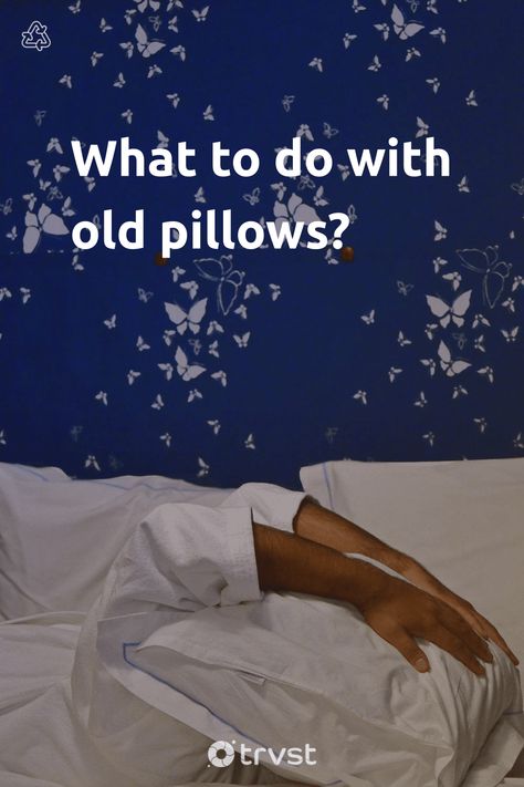 "What to do with old pillows?"- Pillows provide that extra comfort that makes sleeping in bed and sitting on the couch more enjoyable. They help prevent joint pain and stiffness caused by lying or sitting in one position for a long time. Pillows are great, but they don't last forever. So if you’re wondering what... #trvst #guide #waste&recycling #recycling #upcycling #changetheworld #earthdayeveryday #collectiveaction #refurbished #planetearthfirst #waste #beinspired #reduce What To Do With Old Pillows, Recycled Pillows, Why Recycle, Pillows Ideas, Sitting On The Couch, Kneeling Pad, Textile Recycling, Waste Recycling, Recycling Facility