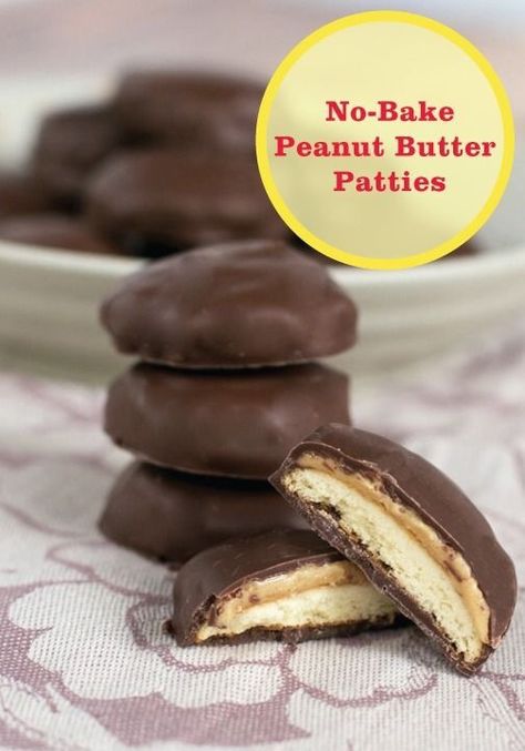 Homemade Tagalongs, Vanilla Wafer Dessert, Peanut Butter Patties, Ritz Cracker Recipes, Soy Butter, Chocolate Covered Peanuts, Cracker Cookies, Plain Chicken, Chocolate Peanut Butter Cups