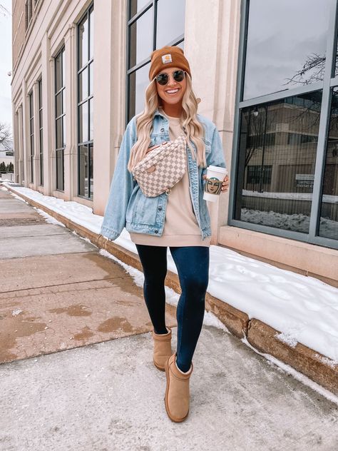 send moods sweatshirt beige curated on LTK Outdoor Outfits For Women Winter, Shaket Outfits For Women Fall, Espresso Leggings Outfit, Cute Colorado Outfits, Beige Shaket Outfits, New Mom Outfits Winter, Cold Amusement Park Outfit, 2023 Outfits Winter, Sweatshirt And Jeans Outfit Winter