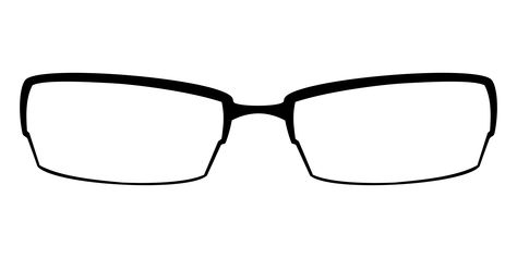 Glasses Base Drawing, Sims 4 Rectangle Glasses Cc, Glasses Transparent Png, Glasses Template, Yabujin Core, Pfp Masks, Y2k Glasses, Glasses Png, Glasses Transparent