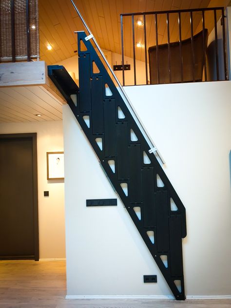 Scale Loft, Folding Staircase, Retractable Stairs, Retractable Ladder, Folding Stairs, Small Staircase, Attic Ladder, Tiny House Stairs, Loft Stairs