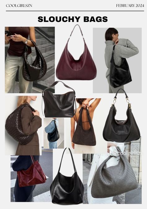 Uni Bag, My Style Bags, Slouchy Bag, Girly Bags, Fancy Bags, Pretty Bags, Mode Vintage, My Bag, Outfits Aesthetic